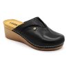leon damen lederclogs-1002-schwarz