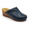 leon damen lederclogs-1002-blau