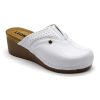 leon damen lederclogs-1002-weiss