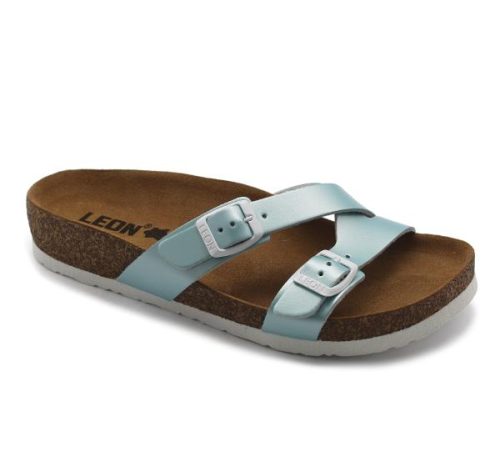 leon damen lederschuhe-4030-türkis