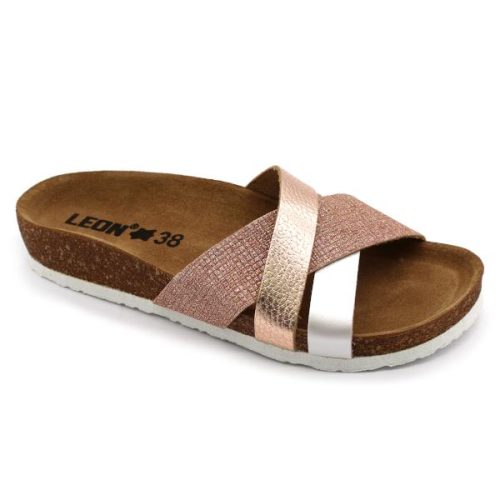 leon damen lederschuhe-4201-rosa