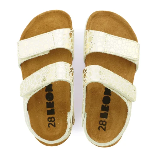 leon kinder leder sandalen-4803-gold1