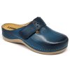 leon damen lederclogs-902-blau