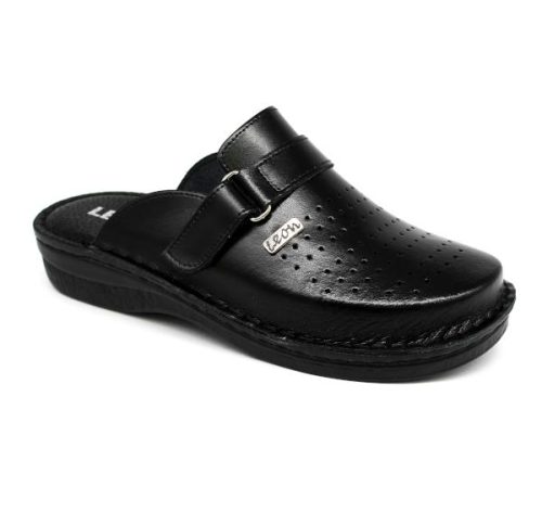 leon herren lederclog v230m schwarz