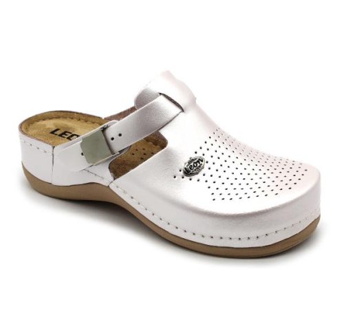 leon damen lederclog 900 rosa pearl